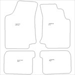 Volkswagen Golf MK4 or Jetta Car Mats